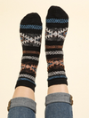 Aztec Graphic Cozy Crew Socks (Multiple Options)