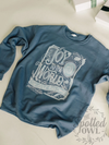 Blue Joy to the World Graphic Sweatshirt