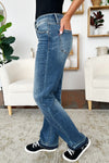 Judy Blue Mid Rise Release Hem Jeans (Online Exclusive)