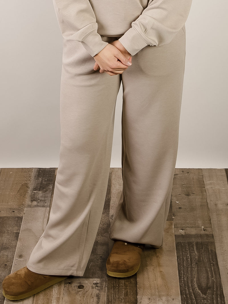 Mocha Crewneck Scuba Set