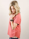 Pocket Tee with Floral Detail (Multiple Colors)