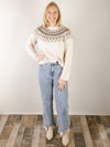 Ivory Fair Isle Sweater