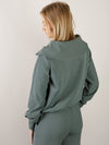 Jade Ribbed Knit 1/2 Zip Set