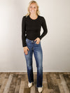 Judy Blue Mid-Rise Non-Distressed Bootcut