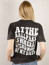 Ballpark Days Vintage Washed Graphic Tee