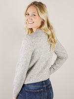 Textured Heather Grey Sweater