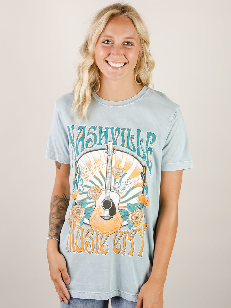 Nashville Flower Graphic Tee