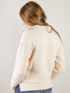 Oatmeal Textured 1/4 Zip Top