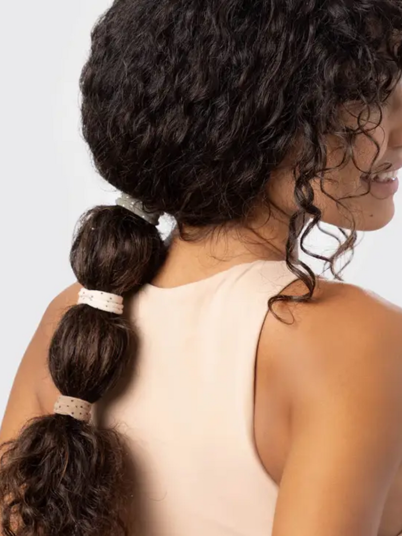 Kitsch Nylon Polka Dot Hair Ties