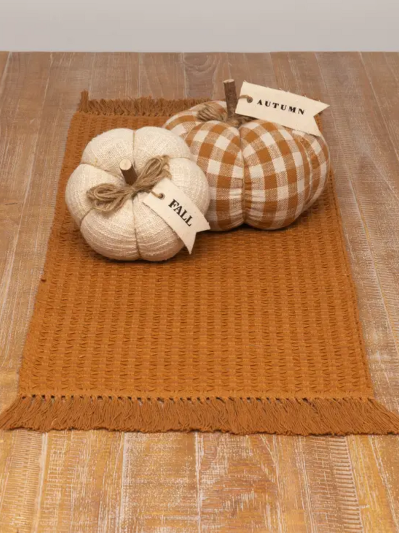 Rust Woven Table Runner