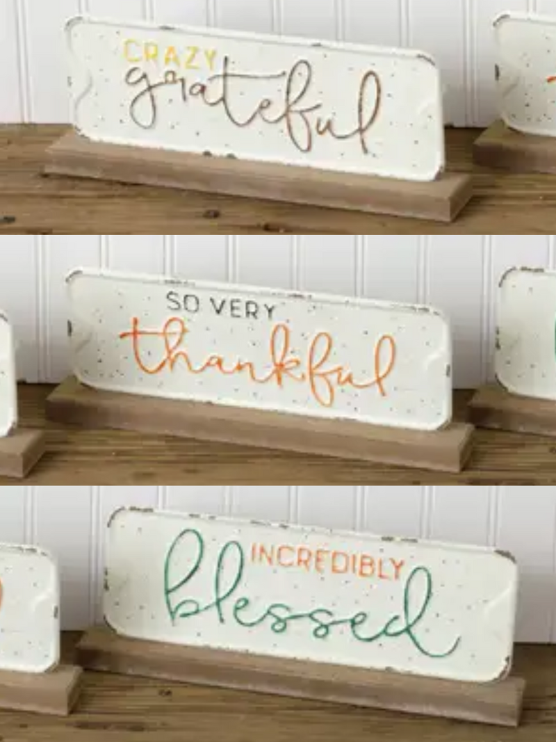 Fall Table Signs (Multiple Options)