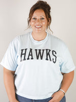 Custom CROPPED Hawks Graphic Tee (Multiple Colors)