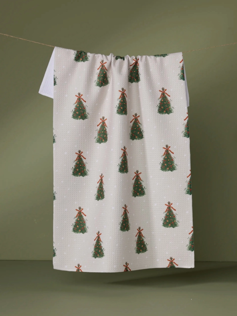 Geometry Holiday Tea Towel (Multiple Styles)