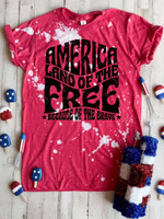 Pre-Order America Land of the Free Graphic Tee