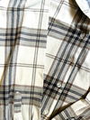Khaki Plaid Long Sleeve Button Up