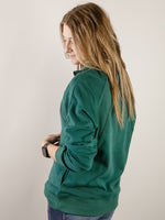 Hunter Green 1/4 Zip Sweatshirt