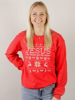 Jesus is the Reason Graphic Sweatshirt (Multiple Colors)