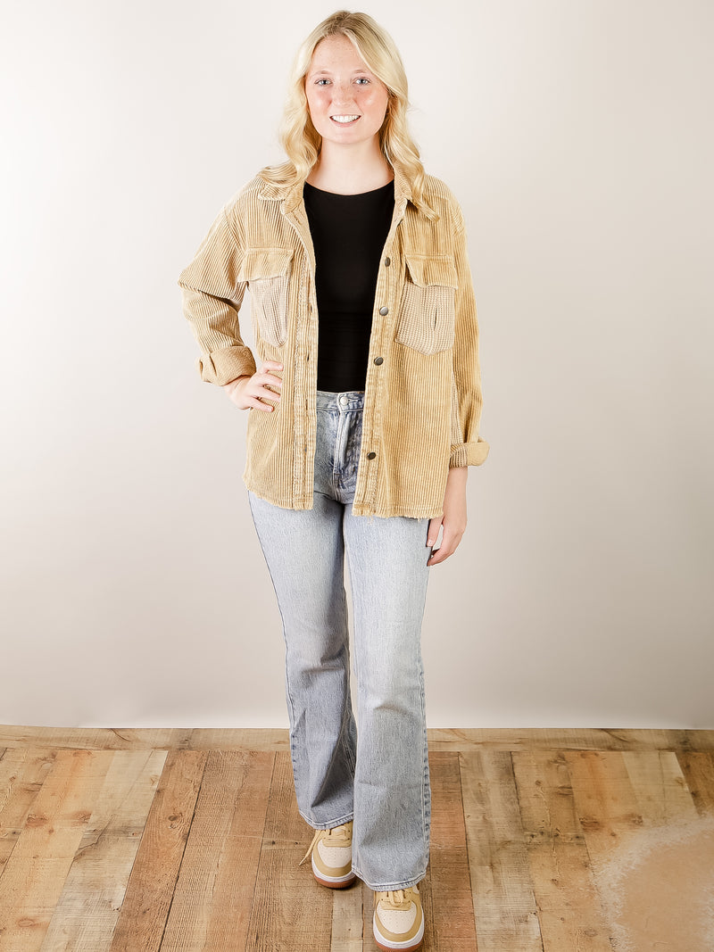Honey Washed Corduroy Jacket