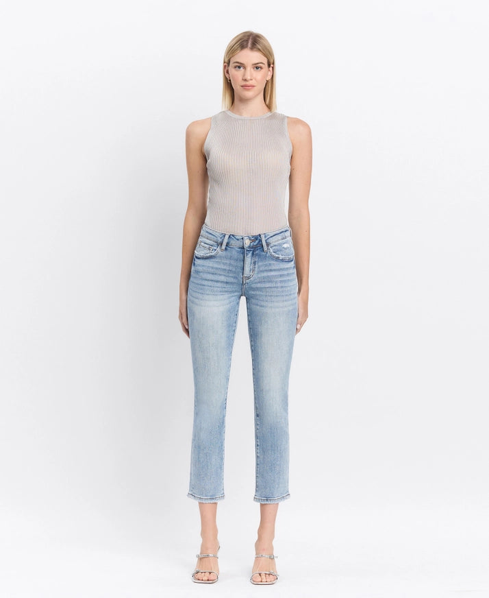 Vervet Midrise Slim Straight Jeans