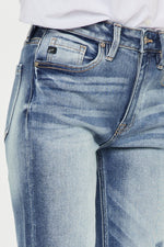 Kancan High Rise Cuffed Straight Jeans (Online Exclusive)