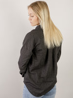 Charcoal Knit Soft Shacket