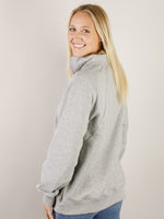 Heather Grey 1/4 Zip Sweatshirt