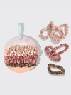 Kitsch Holiday Ultra Petite Scrunchies 6 Pc Set-Terracotta