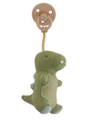 Bitzy Natural Rubber Pacifier and Stuffed Animal Set (Multiple Options)