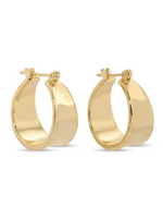 Contemporary Latch Hook Gold Hoops