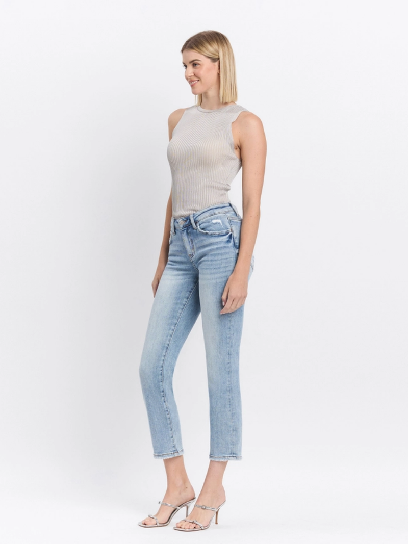 Vervet Midrise Slim Straight Jeans