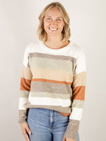 Muti-Colored Striped Soft Sweater