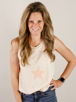 Beige Star Tank