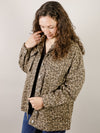 Mocha Leopard Twill Jacket