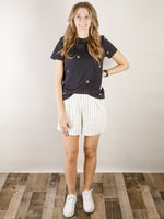 Navy Star Tee