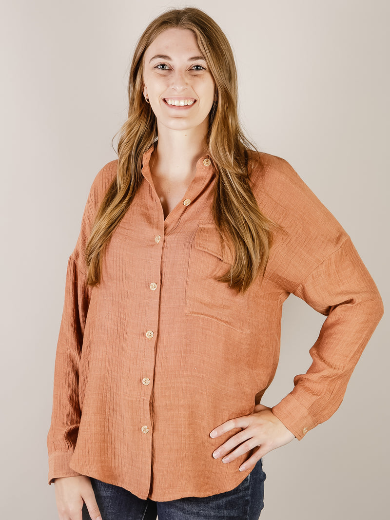 Lightweight Sienna Button Down
