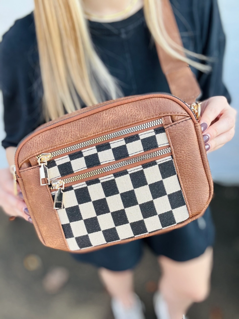 Camel Emily Crossbody