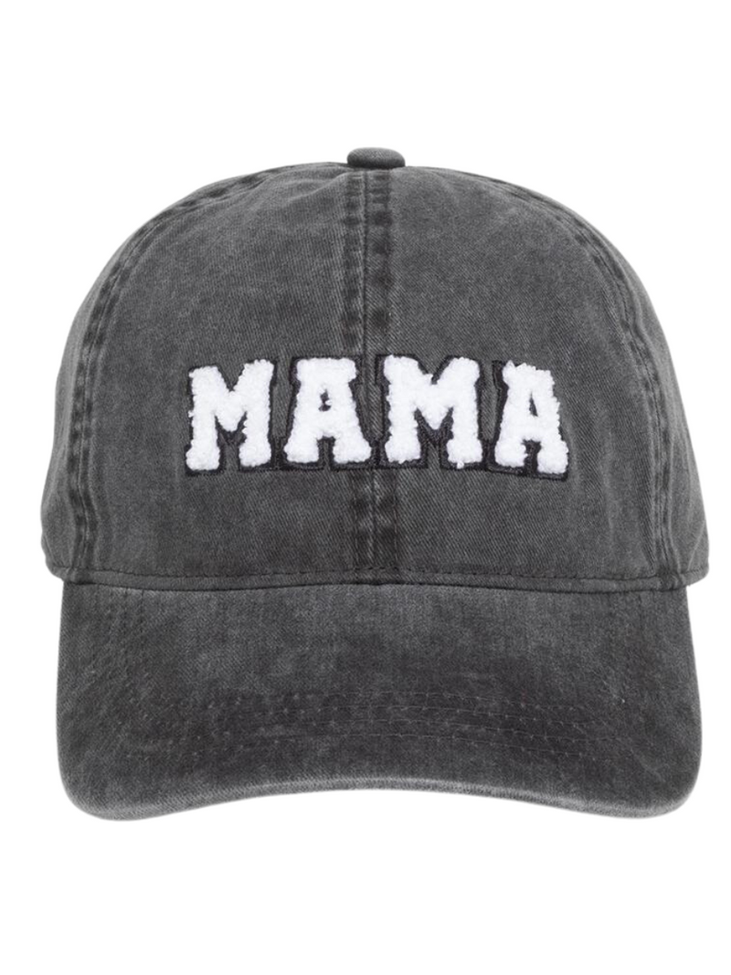 Chenille Patch Mama Hat (Multiple Colors)