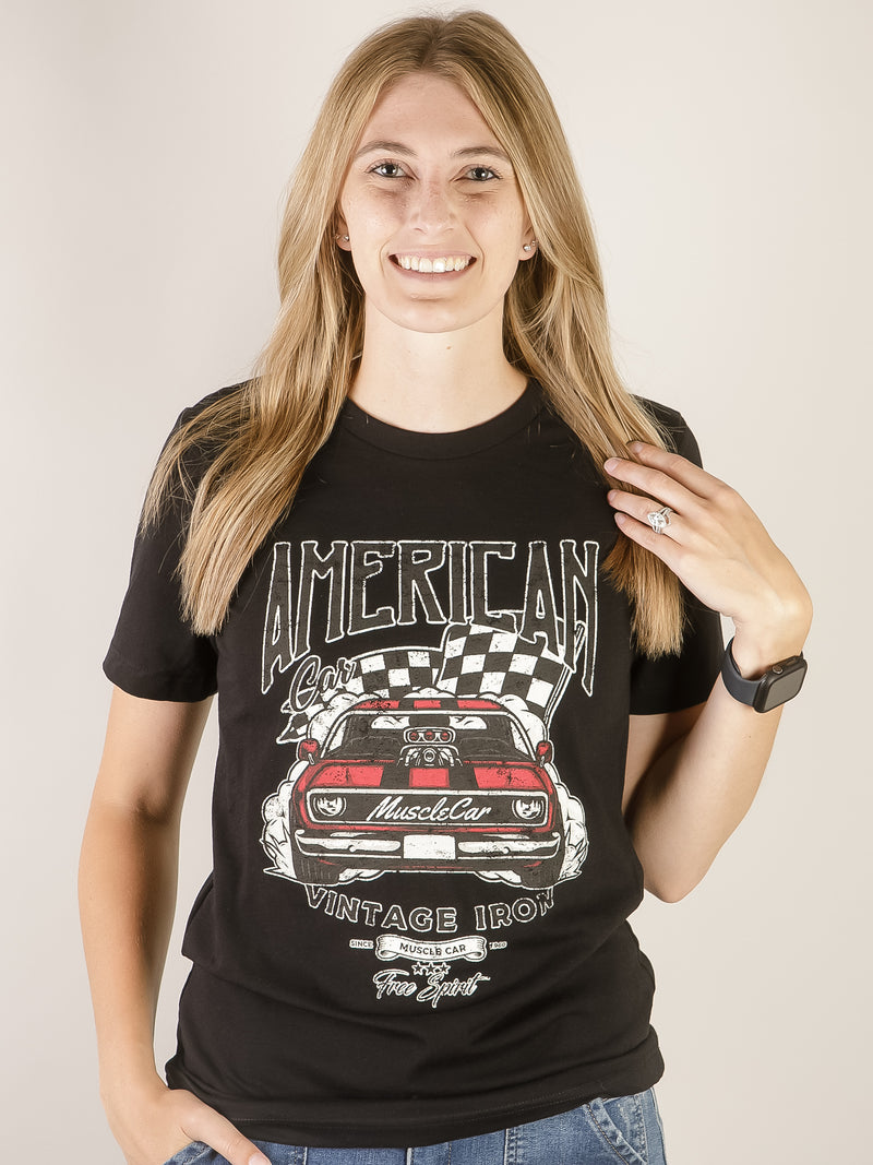 American Muscle Car Graphic Tee