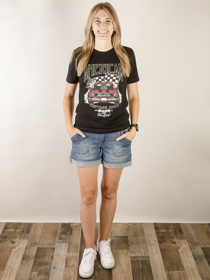 American Muscle Car Graphic Tee