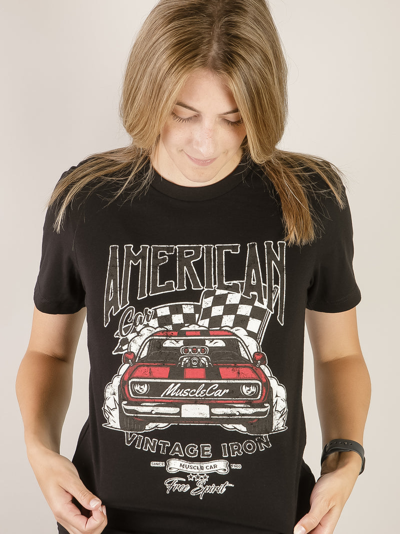 American Muscle Car Graphic Tee