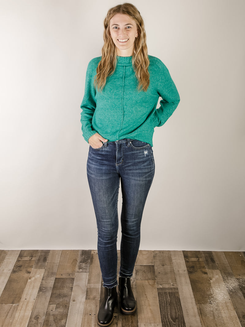 Kelly Green Soft Sweater