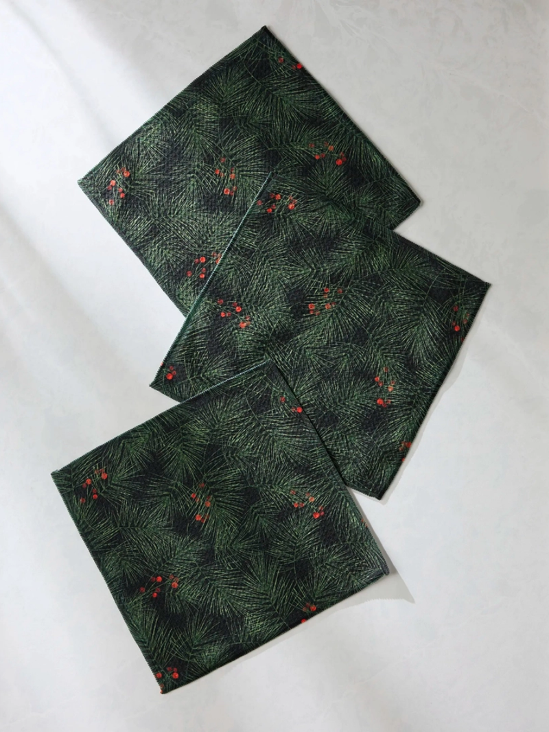 Geometry Holiday Dishcloth Set (Multiple Styles)