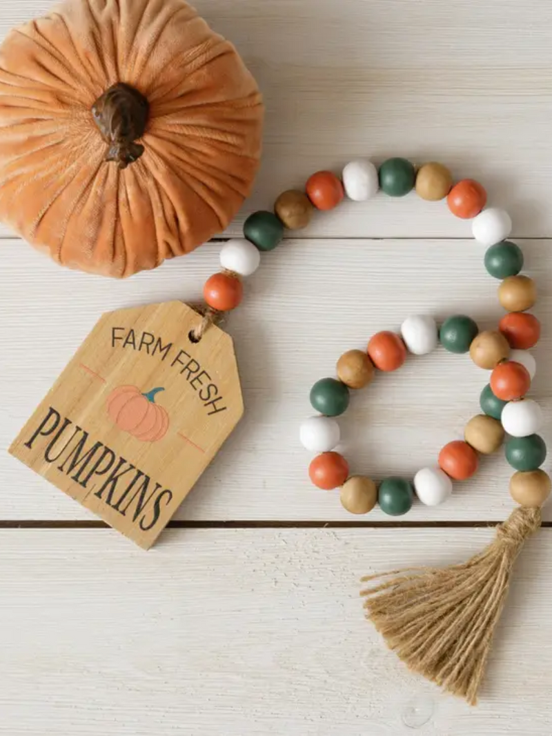 Farm Fresh Pumpkin Beads