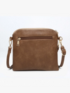 Tara Corduroy Black and Brown Crossbody