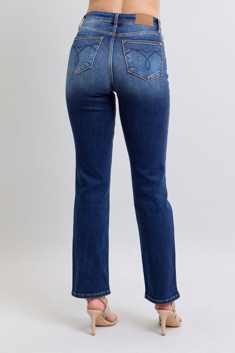 Judy Blue Full Size Washed Straight Leg Jeans with Pockets (Online Exclusive)