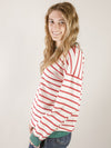 Red Striped Christmas Pullover