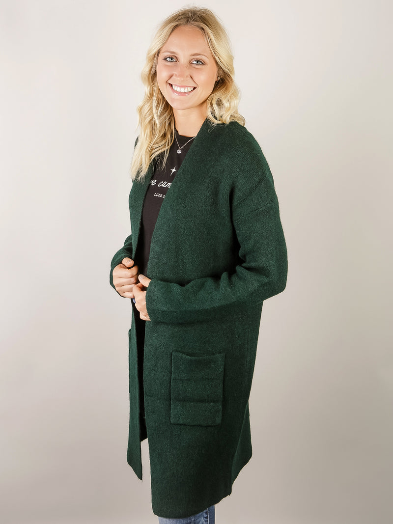 Pine Long Cardigan