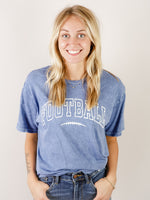 Football Puff Ink Mineral Washed Graphic Tee