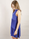 Royal Blue Tiered Flowy Dress