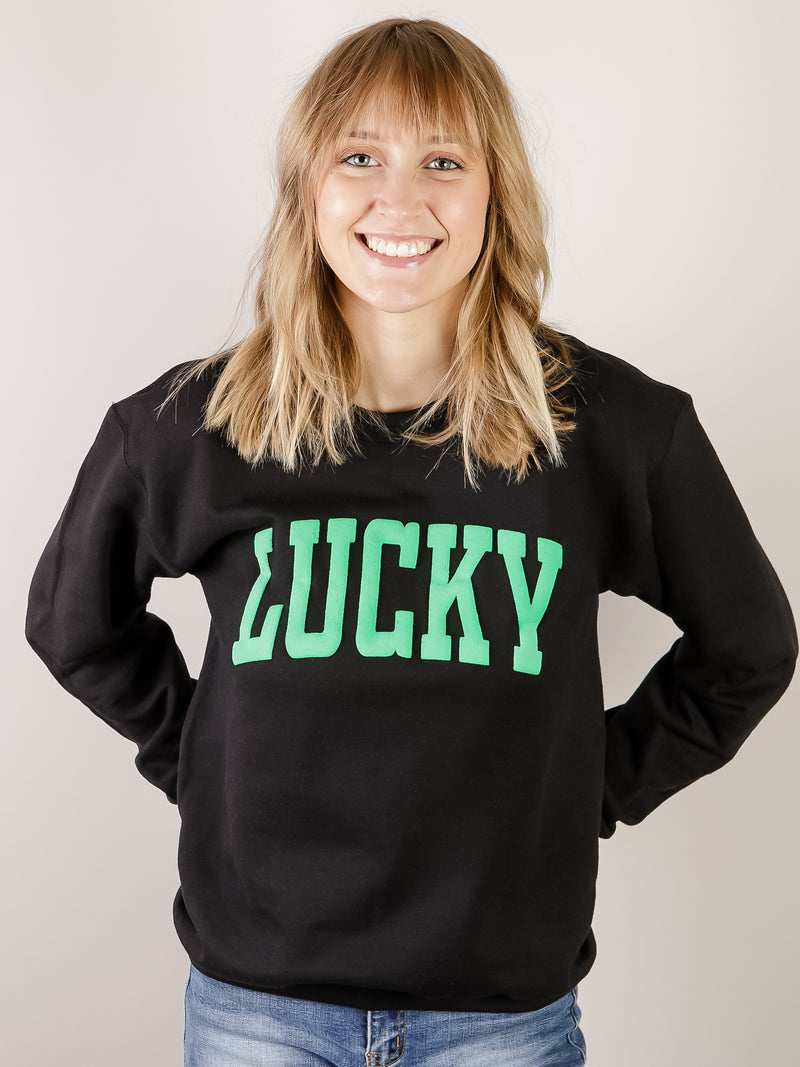 Lucky Puff Graphic Sweatshirt